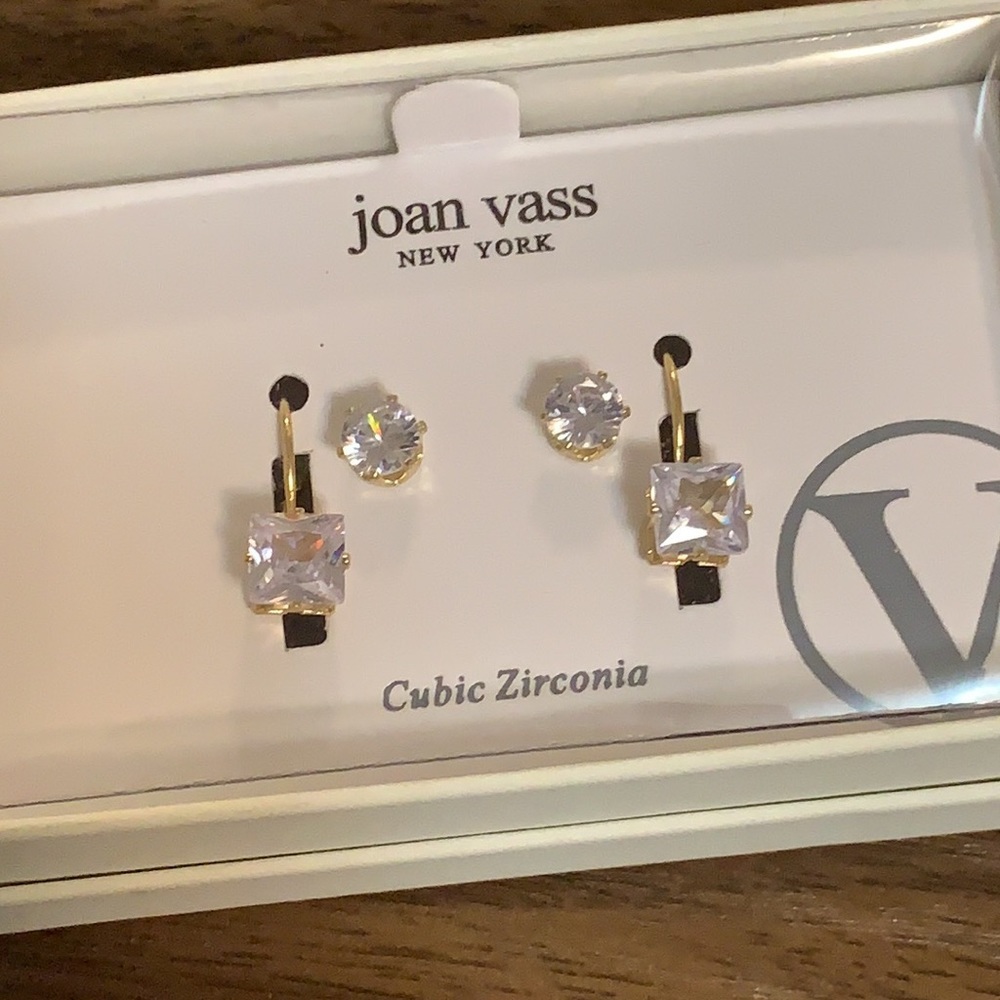 Joan Vass New York earrings set